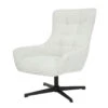 Livingfurn - Fauteuils Naomi Pearl - Wit - Stof -VIDAXL Winkel 1000120950