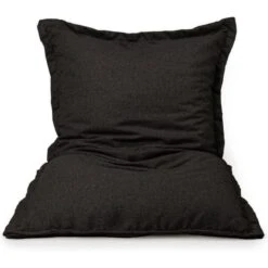 Parya - Zitzak Duurzaam En Van 100% Gerecyclede - Zwart - 100x150cm