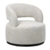 Draaifauteuil - Stof Beige - Hoogte Rugleuning 77cm - Eliza -VIDAXL Winkel 1000121260