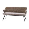 Eetkamerbank Rechthoek - Taupe Stof - 160x60x88cm - Taylor -VIDAXL Winkel 1000127224
