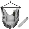 Tectake Hangstoel Malika, Boho-stijl, Draagkracht 150kg, Grijs -VIDAXL Winkel 1000127501