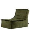 Icon Zitzak Lounger Dolce - Fluwelen Zitzak - Olijfgroen -VIDAXL Winkel 1000128772