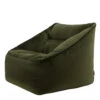 Icon Zitzack Natalia - Fluwelen Zitzakfauteuil - Olijfgroen -VIDAXL Winkel 1000128804