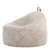 Icon Zitzak Cocoon - Zitzak Van Imitatiebont - Beige -VIDAXL Winkel 1000128818