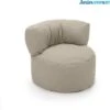 Parya - Zitzak Stoel Junior - Beige - 70 X 50 Cm - Kinderstoel Met Vulling 6 Parya - Zitzak Stoel Junior - Beige - 70 X 50 Cm - Kinderstoel Met Vulling -VIDAXL Winkel 1000131555