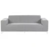 ROVIGO - Loungebank - Lichtgrijs - Polyester -VIDAXL Winkel 1000132695