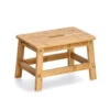 Merkloos Zeller Voetenbankje/krukje - Bamboe - 38 X 26 X 25 Cm - Opstapje -VIDAXL Winkel 1000134799