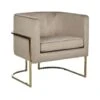 SIRKKA - Fauteuil - Taupe - Fluweel 7 SIRKKA - Fauteuil - Taupe - Fluweel -VIDAXL Winkel 1000138251