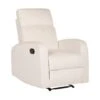 VERDAL - Relaxfauteuil Handmatig - Wit - Fluweel -VIDAXL Winkel 1000138262