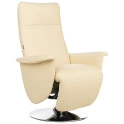 PRIME - Relaxfauteuil - Beige - Kunstleer
