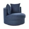 DALBY - Fauteuil - Blauw - Stof