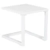 Happy Garden Bijzettafel BARBADOS - Wit - Aluminium -VIDAXL Winkel 1000142066