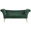 NANTILLY - Chaise Longue - Groen - Symmetrisch - Fluweel -VIDAXL Winkel 1000142916