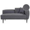 CHEVANNES - Chaise Longue - Donkergrijs - Bouclé -VIDAXL Winkel 1000142947