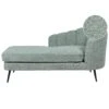 ALLIER - Chaise Longue - Groen - Rechterzijde - Bouclé -VIDAXL Winkel 1000142966