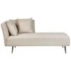 RIOM - Chaise Longue - Beige - Linkszijdig - Stof -VIDAXL Winkel 1000142969