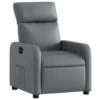 VidaXL - Fauteuil - Grijs - Kunstleer -VIDAXL Winkel 1000143707