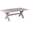 CASCAIS - Tuintafel - Beige - 105 X 200 Cm - Aluminium -VIDAXL Winkel 1000144887