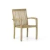 Tuinstoel Stapelbaar Teak Old Teak Greywash Garden Collections Wales -VIDAXL Winkel 1000148492