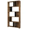 Emob Boekenplank Woody Fashion - 90 X 20 X 180 Cm - Black Walnut -VIDAXL Winkel 1000161099