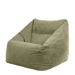 Icon Zitzack Morgan - Corduroy Zitzakfauteuil - Saliegroen