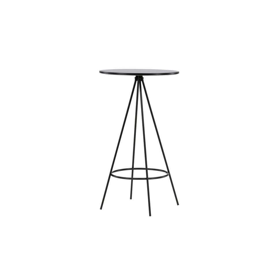 Fjôrd Bartafel Zwart Hout - 60x60x105cm - Bistro 1 Fjôrd Bartafel Zwart Hout - 60x60x105cm - Bistro