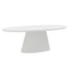 Tuintafel Ovaal 300cm - Wit Eco Composiet - Cleo