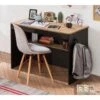 New York - Bureau - Tienerkamer - 58x110x75 Cm - Zwart -VIDAXL Winkel 1000168023