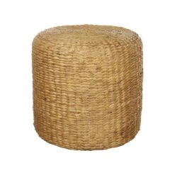 BICHIR - Poef - Licht - 40 Cm - Waterhyacinth