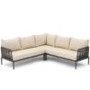 Hoek Loungeset 5 Personen Aluminium/wicker Grijs Coco Ibiza -VIDAXL Winkel 1000168587