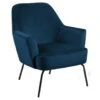 Fauteuil Blauw Stof - 75x75x83cm - Naven 12 Fauteuil Blauw Stof - 75x75x83cm - Naven -VIDAXL Winkel 1000169336