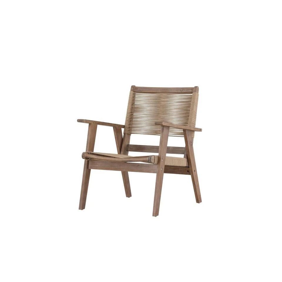 Svea - Esmée Outdoor Loungestoel - Acaciahout - Naturel 1 Svea - Esmée Outdoor Loungestoel - Acaciahout - Naturel