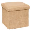 5Five Poef/hocker - Opbergbox - Beige - PU/MDF - 31 X 31 Cm -VIDAXL Winkel 1000171734