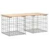 VidaXL - Tuinbank Schanskorfontwerp - Massief Grenenhout - 103x44x42 Cm 8 VidaXL - Tuinbank Schanskorfontwerp - Massief Grenenhout - 103x44x42 Cm -VIDAXL Winkel 1000173285