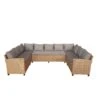 Nordic Home - Elisabeth Loungeset 9 Personen - Naturel