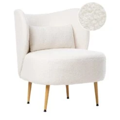 OTSBY II - Fauteuil - Off-white - Bouclé