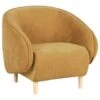 UMEA - Fauteuil - Mosterdgeel - Polyester