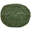 AADHI - Poef - Groen - 50 X 50 Cm - Synthetisch Materiaal -VIDAXL Winkel 1000174426