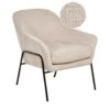 VEDDIGE - Fauteuil - Beige - Polyester -VIDAXL Winkel 1000175612