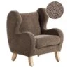 FARUM - Kinderfauteuil - Bruin - Bouclé -VIDAXL Winkel 1000175631