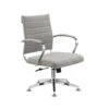 Vergaderstoel Cádiz Lichtgrijs - Stof