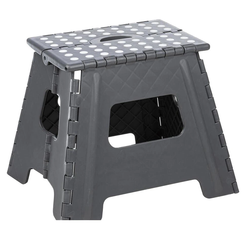 Merkloos HI Huishoudtrap - Grijs - 38x32x31 Cm - Opvouwbaar - Keukentrap 1 Merkloos HI Huishoudtrap - Grijs - 38x32x31 Cm - Opvouwbaar - Keukentrap