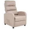 OTUS - Relaxfauteuil - Taupe - Polyester -VIDAXL Winkel 1000177030