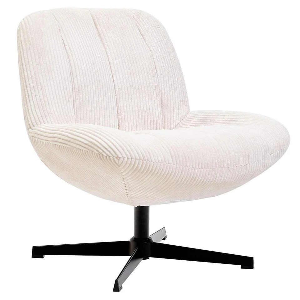 Draaibare Scandinavische Design Fauteuil 1 Draaibare Scandinavische Design Fauteuil