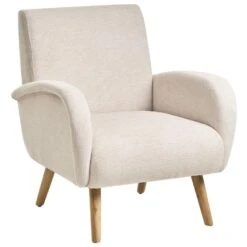 PLASSEN - Fauteuil - Lichtbeige - Stof
