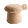 EUFAULA - Poef - Beige - Bouclé -VIDAXL Winkel 1000179737