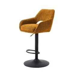 Nordic Home - Coleen Verstelbare Barstoel - Roestbruin