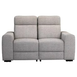 Bank James 2-zits - Stof Belfast - Grijs