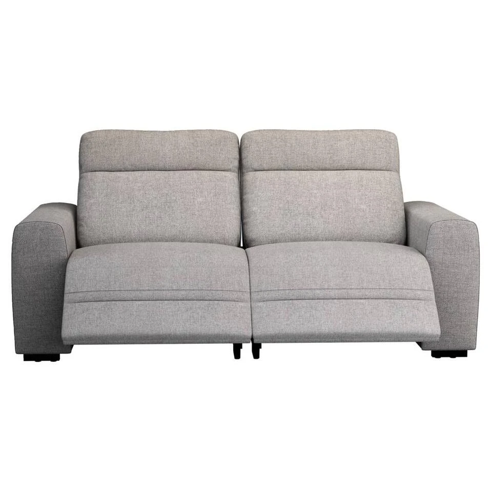 Bank James Verstelbaar 3-zits - Stof Belfast - Grijs 1 Bank James Verstelbaar 3-zits - Stof Belfast - Grijs