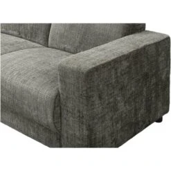 Bank Aberdeen Met Chaise Longue Links - Cremona - Grijs -VIDAXL Winkel 10101456 9002